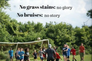 Camp Kupugani Poster - No Grass Stains: No Glory. No Bruises: No Story.
