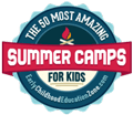 Logotipo de campamentos de verano